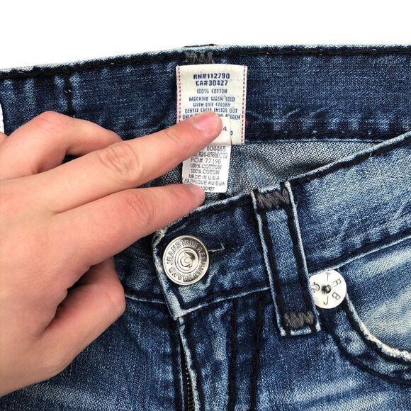 True Religion Jeans Size 30 BILLY SUPER T Blue - Picture 5 of 8